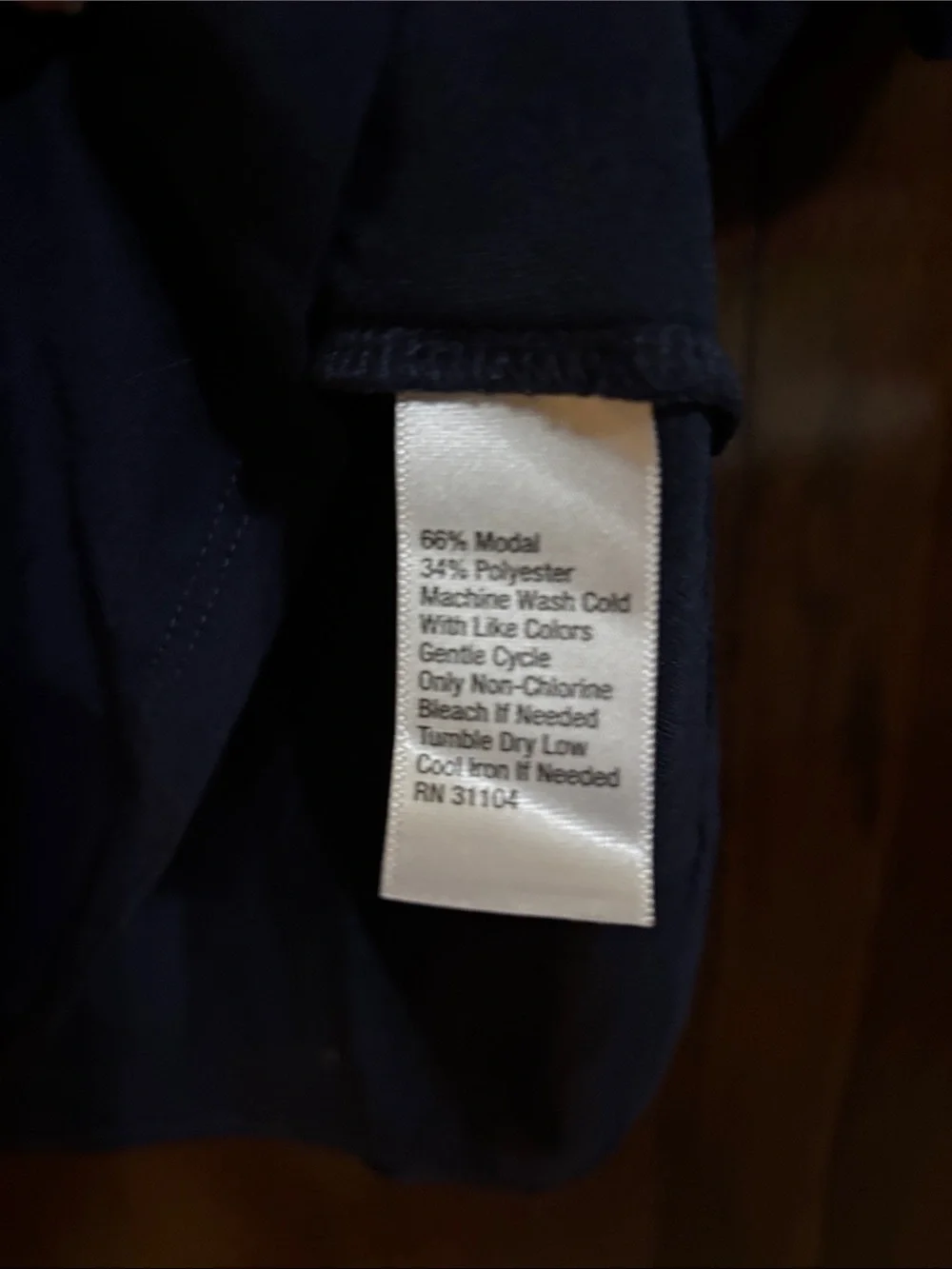Kaari Navy V-Neck Roll-Tab Sleeve Tunic - Picture 3 of 8